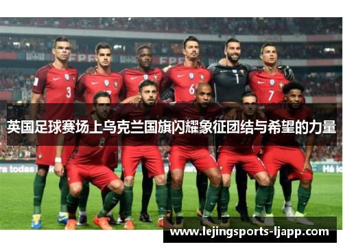 英国足球赛场上乌克兰国旗闪耀象征团结与希望的力量